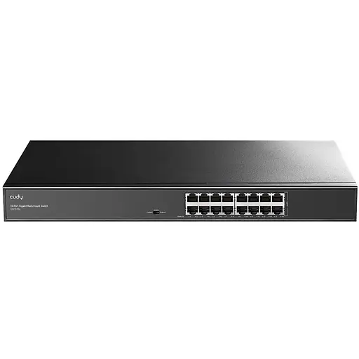 Коммутатор Cudy GS1016L, 16 портовий Gigabit Metal Switch, 19" RM (GS1016L) - фото 3