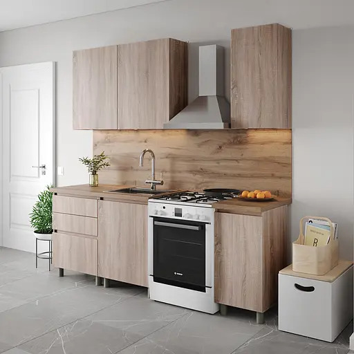 Кухня модульная MebelStar Нео 1,6 м Дуб сонома (MBS-1804) - фото 2