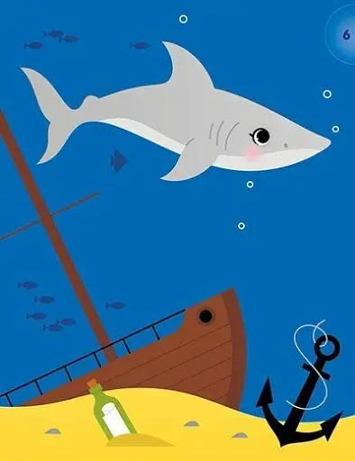 Аплікації наліпками: Море - фото 4