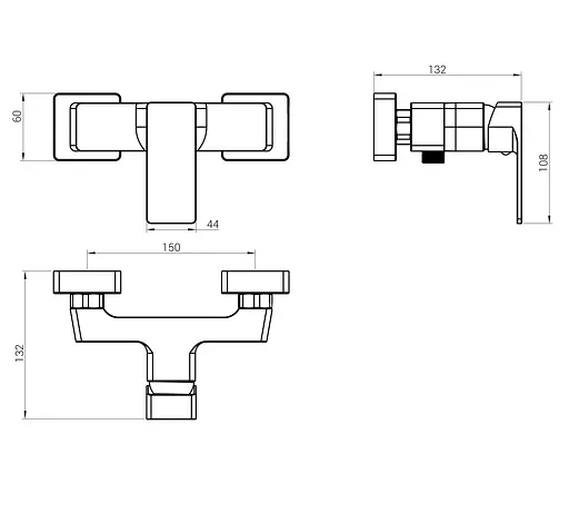 Смеситель для душа Domino Dionis DDD-105N Хром - фото 8