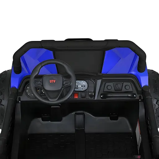Електромобіль дитячий Bambi M 5911EBLR-4-2 24V на 2 моторах та USB для музики блакитно-синій - фото 6