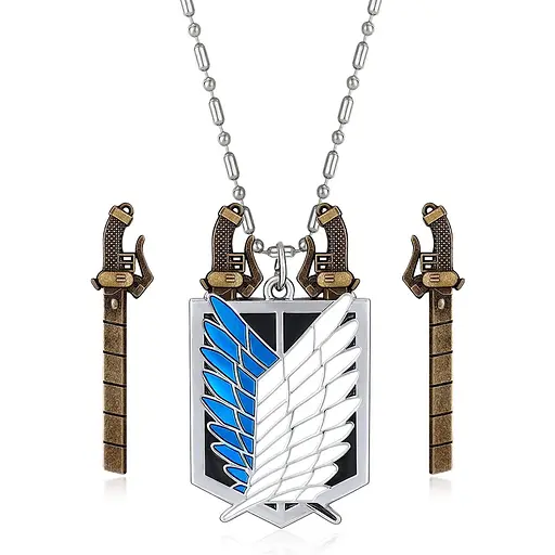 Кулон Атака Титанів Attack on Titan двосторонній АТ 22 25 - фото 2