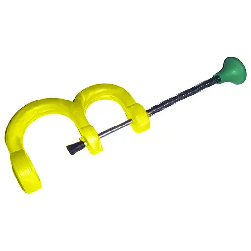 Прибор для удаления косточек выдавливатель косточки (нержавеющая сталь, пластик), Kitchen Master Желтый 85617 - фото 1