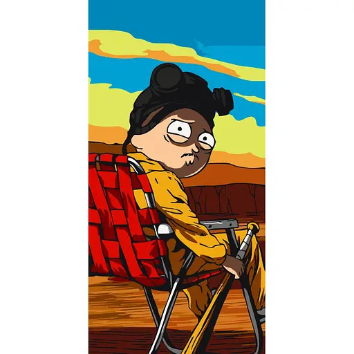 Картина за номерами "Морті" Art Craft 40х80 см 16050-AC