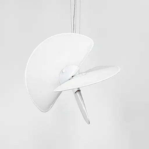 Футуристична люстра у білому корпусі Ø 50 см | Арт. PLP 07-500 | Line F - фото 2