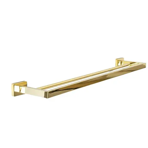 Вішалка подвійна для рушника Rea Erlo 02 gold REA-80005 Золотий - фото 1