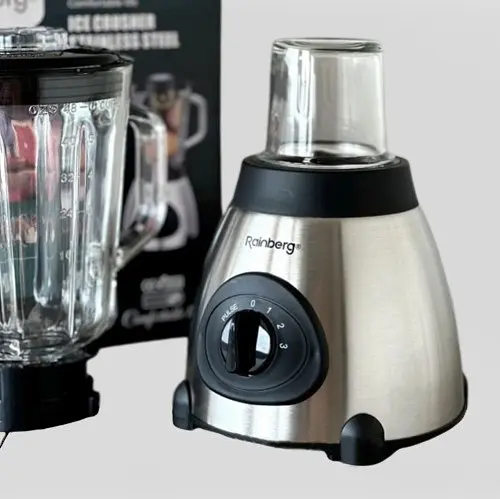 Блендер-подрібнювач Rainberg RB-2223 з кавомолкою та скляною чашею 2000 Вт - фото 3