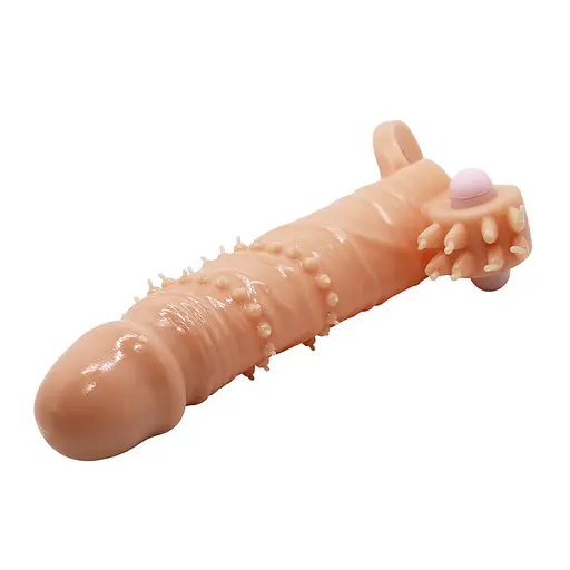 Насадка на пенис Pretty Love LyBaile Penis extended Sleeve Connor 17 см телесный - фото 4
