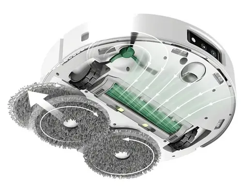 Робот-пилосос з вологим прибиранням iRobot Roomba Combo 505+ AutoWash dock White (N185240) - фото 3