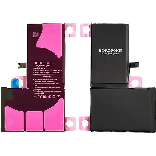 Акумулятор Borofone для Apple iPhone X, посилений (3100 mAh)