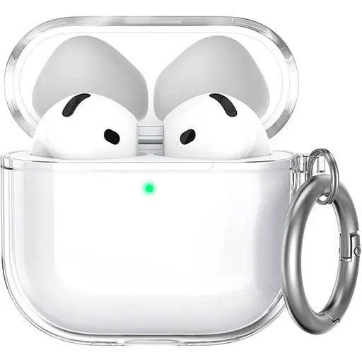 Чохол AhaStyle Transparent TPU Silicone Case для AirPods 4 Clear [133821]