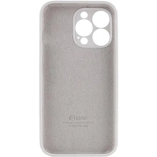 Чохол Epik Silicone Case Full Camera Protective AA для Apple iPhone 15 Pro Max 6.7 Білий/White - фото 4