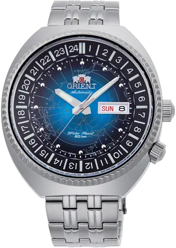 Часы Orient World Map (Revival) RA-AA0E03L19B