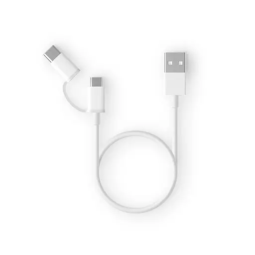 Кабель Xiaomi Mi 2 в 1 SJV4082TY microUSB + type-c 1 м - фото 3