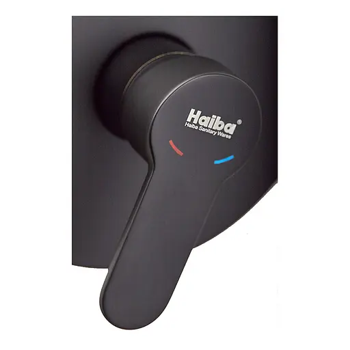 Душова система прихованого монтажу Haiba Amanda 003 HB3956, Чорний матовий - фото 6