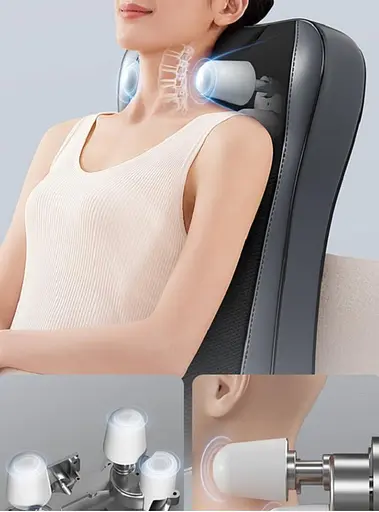 Массажная подушка для тела AUX-AQA-24D-34 24W (роликовый массаж с подогревом) - фото 3