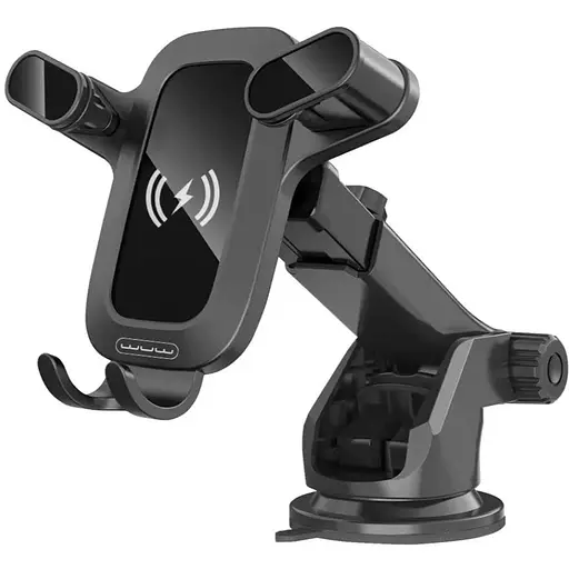 Автотримач для телефона з БЗП WUW-Z30 чорний - фото 1