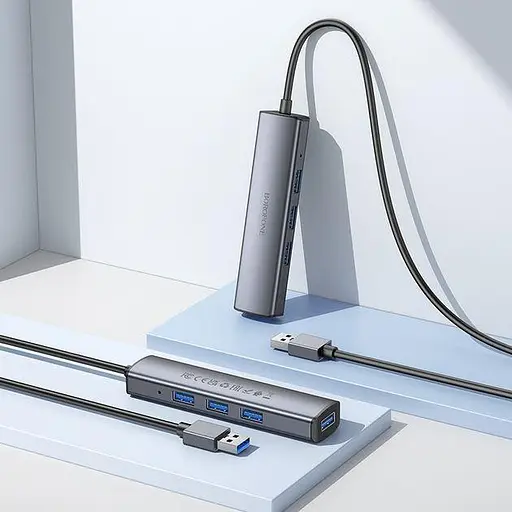 Концентратор USB Hub Borofone DH12 4 в 1 - фото 7