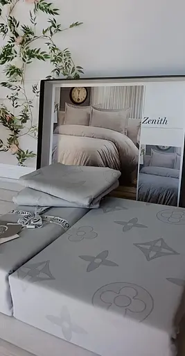 Постільна білизна Zenith Grey Жаккард Romeo Home pbe0051791 - фото 2