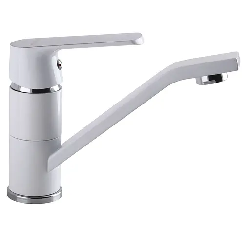 Смеситель для умывальника Globus Lux Laguna GLA-0203MQ-7-white Белый - фото 5