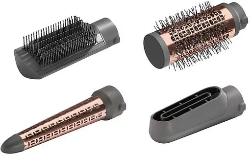 Фен-щетка BaByliss 1000 Вт, 2 режима, ионизация, холодный обдув, керамика, серый - фото 6