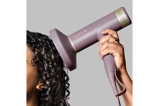 Фен Remington Remington AIRvive, 1600Вт, 3 режими, дифузор, іоніз-я, хол. обдув, фіолетово-золотий - фото 8