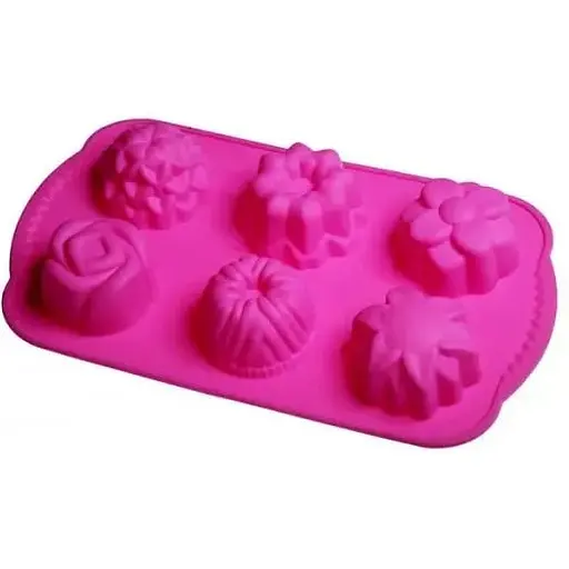 Форма силиконовая Empire Цветы на 6 изделий 30х20х4 см 7175