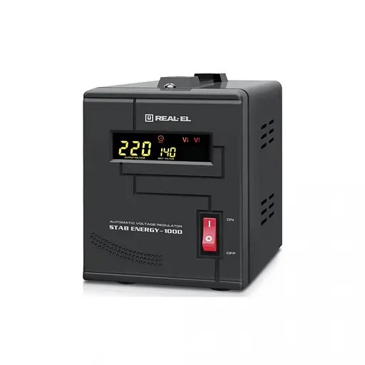 Стабилизатор напряжения Real-El STAB ENERGY-1000 (EL122400012) - фото 4
