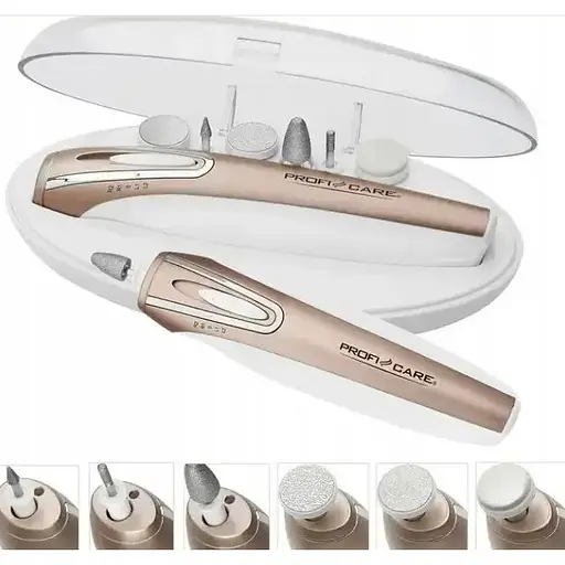 Набір для манікюру та педикюру ProfiCare PC-MPS 3016 з підсвічуванням і 6 насадками - фото 1