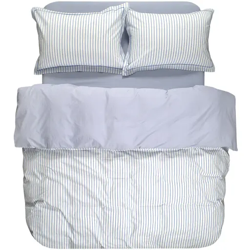 Постільна білизна Lotus Home Timeless блакитний полуторний (svt-2000022350273)