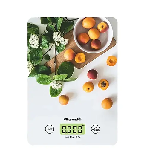 Електронні кухонні ваги Абрикос VKS-527_APRICOT до 5 кг, ViLgrand 87303 - фото 1