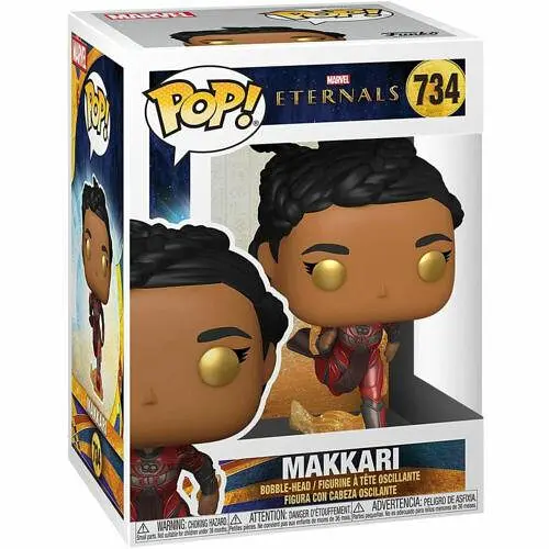 Фигурка Фанко Поп Марвел Вечные Маккари Funko Pop Marvel Eternals Makkari 10 см M E A 735 - фото 3