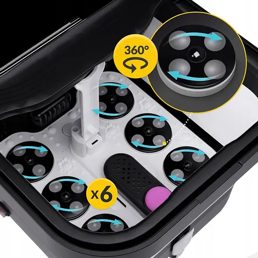 Ванна для ног гидромассажная 4FIZJO Evo+ складная 500 Вт гидромассажер для ног (P-5905973404037) - фото 7