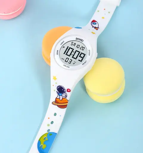 Часы детские наручные Skmei 1865 kids астронавт (Белый) - фото 6