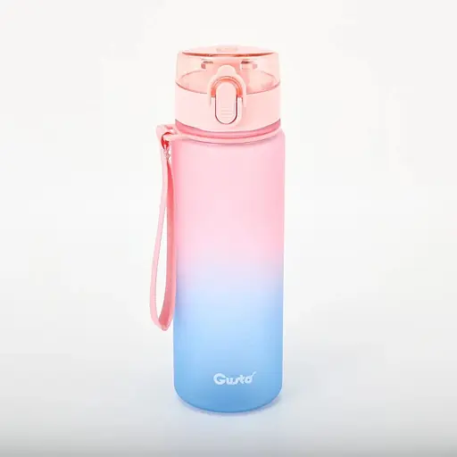Бутылка для воды Gusto GT-699008-450 Step 450 мл розовая (144365) - фото 5