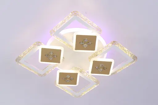 Люстра светодиодная VALESO V K39940-4 4 1 WT gold с пультом - фото 3