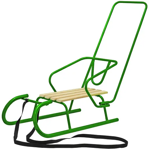 Ручка для санок Snower, зелена - фото 2