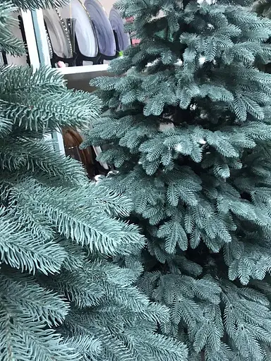 Штучна пухнаста ялинка Еліт (висота 1.90 м) лита (Блакитна) - фото 8