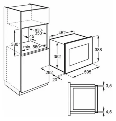 Мікрохвильова піч Electrolux LMS2203EMX (6474497) - фото 5