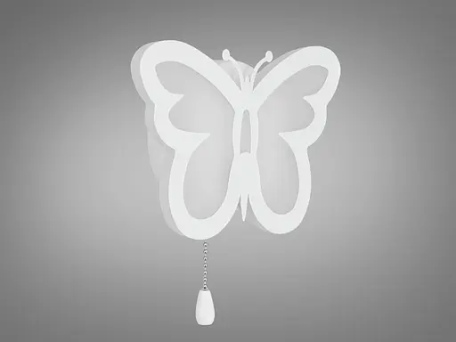 Настінний LED світильник Метелик, 20W, білий - фото 4