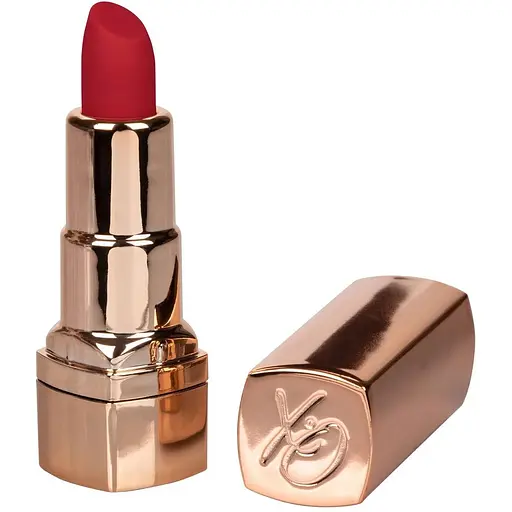 Вібратор для клітора CalExotics Hide Play Lipstick Recharge 7.5 см червоний