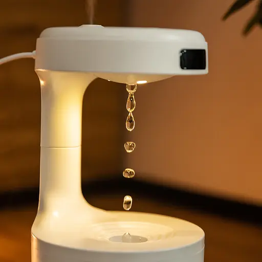 Антигравітаційний зволожувач повітря Shenzhen з підсвіткою 600 мл (LZ599) - фото 14