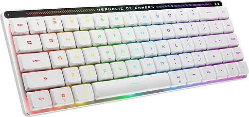 Клавіатура бездротова Asus ROG Falchion RGB White (90MP03EC-BKMA10) - фото 3
