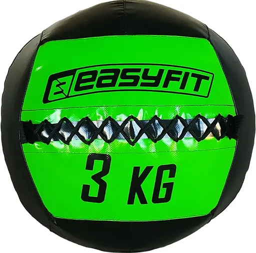 Медицинский мяч EasyFit Wall Ball медбол, волболл 3 кг (EF-WB-03) - фото 1