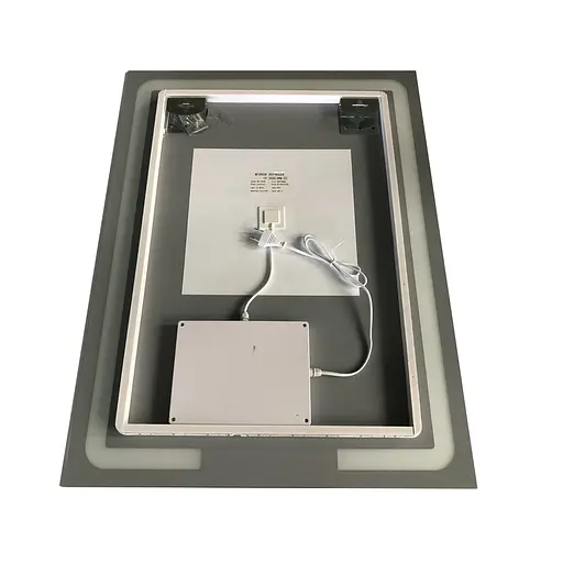 Дзеркало Zerix Prime MR02-60x80 з LED Touch, Anti-fog, димером, регулятором яскравості ZX6051 - фото 6