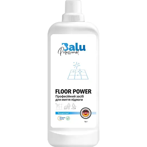 Професійний засіб для миття підлоги Balu FLOOR POWER 1 л
