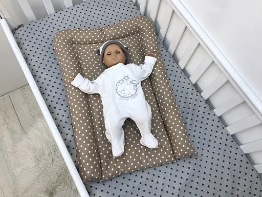 Матрац Moontime на пеленальний стіл "Горох коричневий" - фото 3