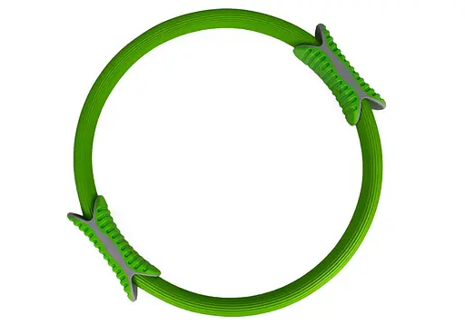 Кольцо для пилатеса EasyFit зеленое (EF-1850-GN) - фото 3