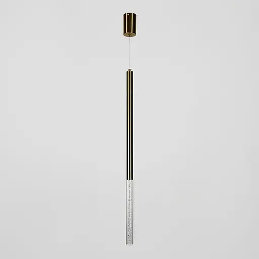 Латунний підвіс із скляним розсіювачем з ефектом бульбашок 81 см | Line F | Арт. MJ462/500+300 AB - фото 3