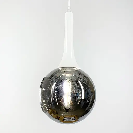 Светильник в белом корпусе с открытым плафоном | Line F | Арт. 11810/1 WT+GR - фото 4